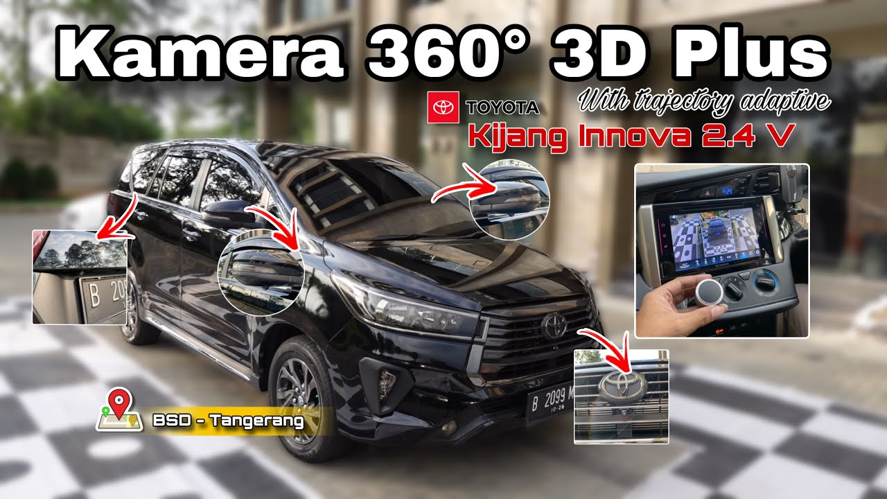Innova Reborn 2.4 V 2021 | Kamera 360° 3D Plus tanpa ganti Headunit  | 📍BSD