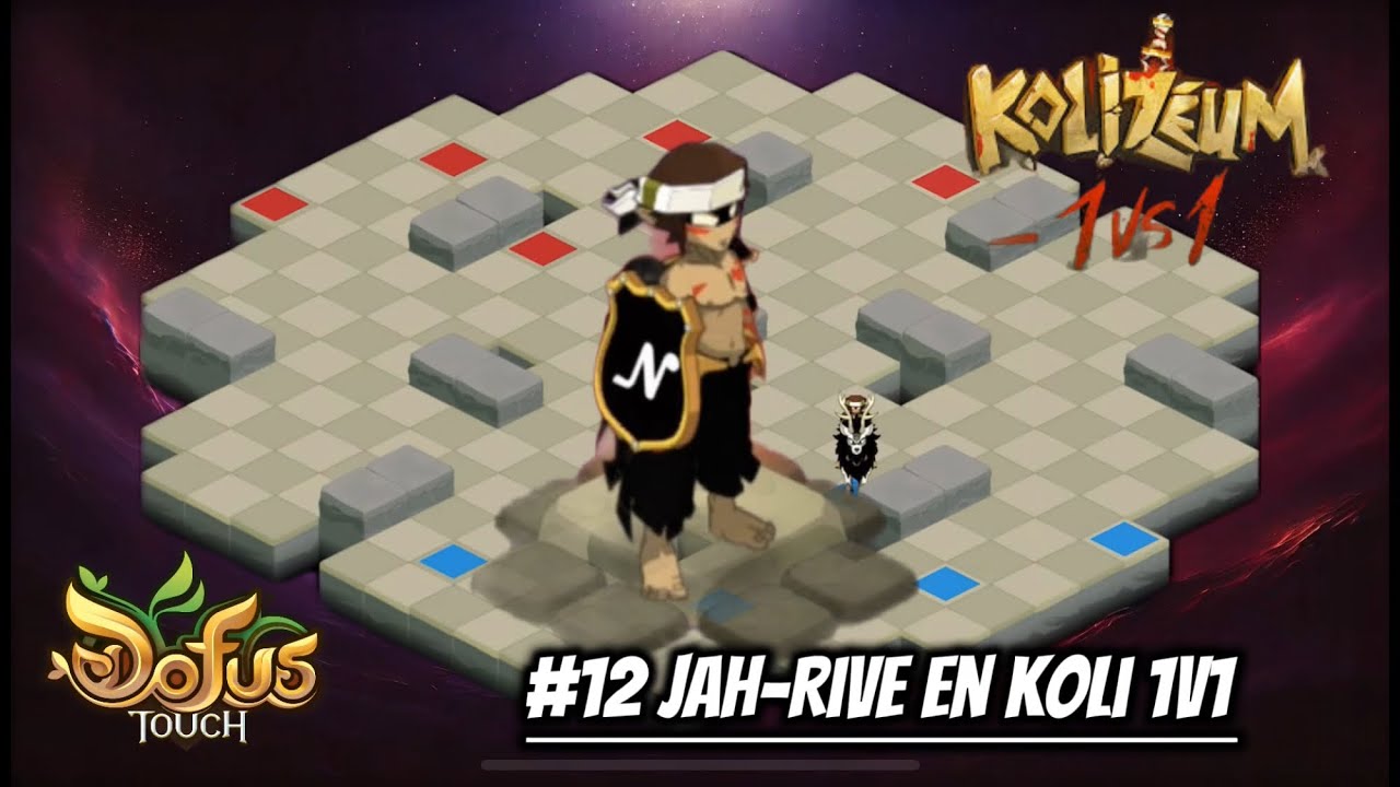 Jah-Rive - Sacrieur Terre Vs Roublard Air/Eau | Kolizéum 1v1 | DOFUS Touch 