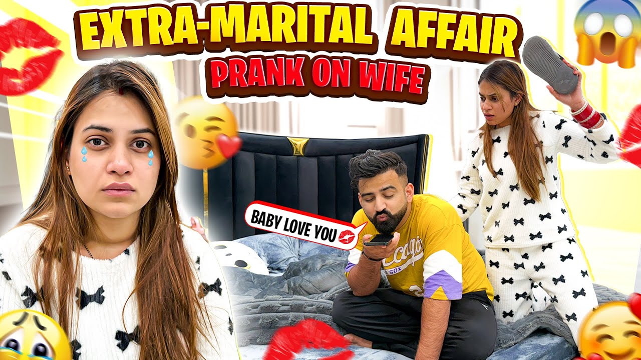 EXTRAMARITAL AFFAIR PRANK ON WIFE 😱😂 || SWATI ROO PADI 😭 || RAJATSWATIVLOGS