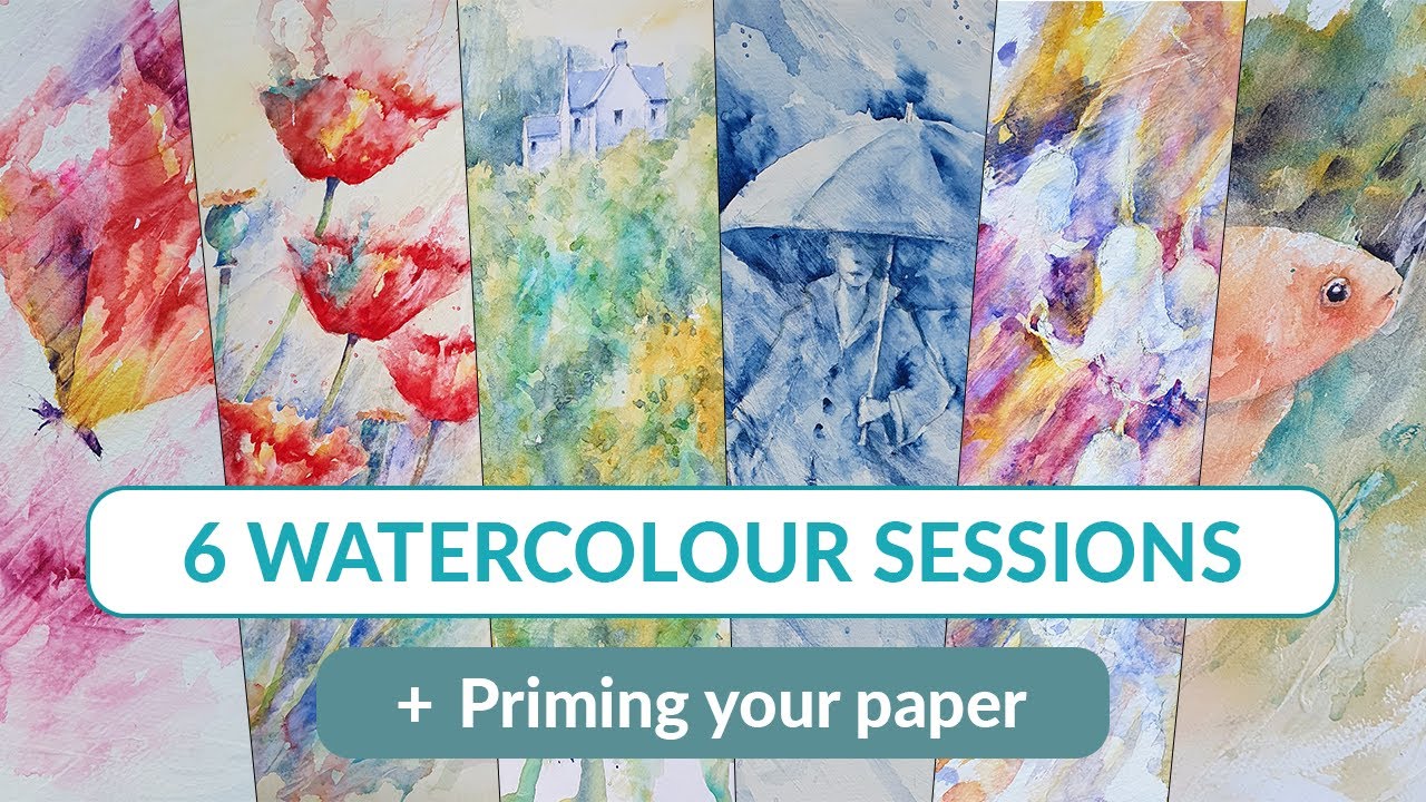 The Ultimate Textural Watercolour and Gesso Course - By Joanne Boon Thomas