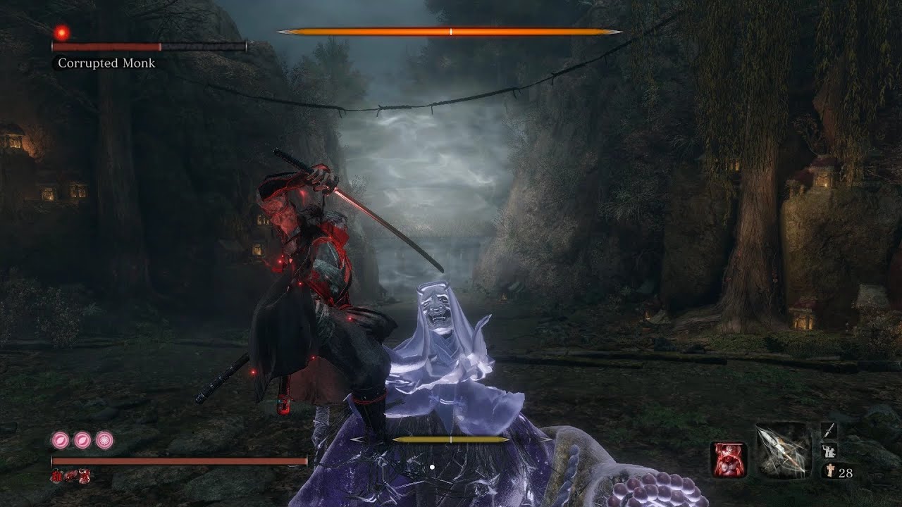 SEKIRO LMTSR - Mibu Corrupted Monk (Clean, Charmless + Demon Bell)