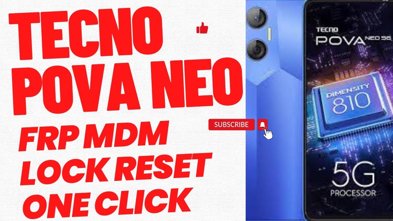 FRP BYPASS TECNO POVA NEO | TECNO LE6 GOOGLE/MDM LOCK BYPASS New Security 2023 By EFT