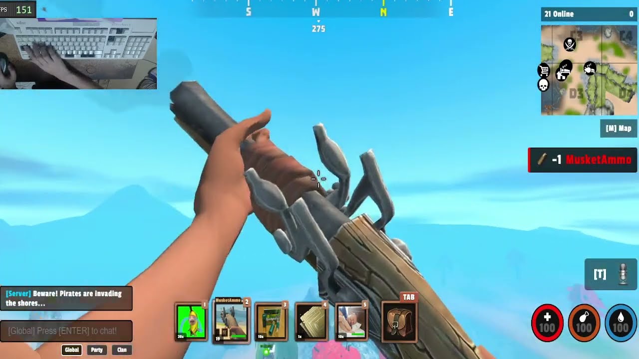 【Tribals.io】Shotgun test play