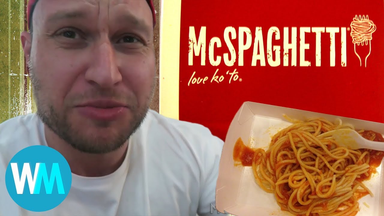 ТОП 10 ПРОВАЛИВШИХСЯ ПРОДУКТОВ McDonalds!