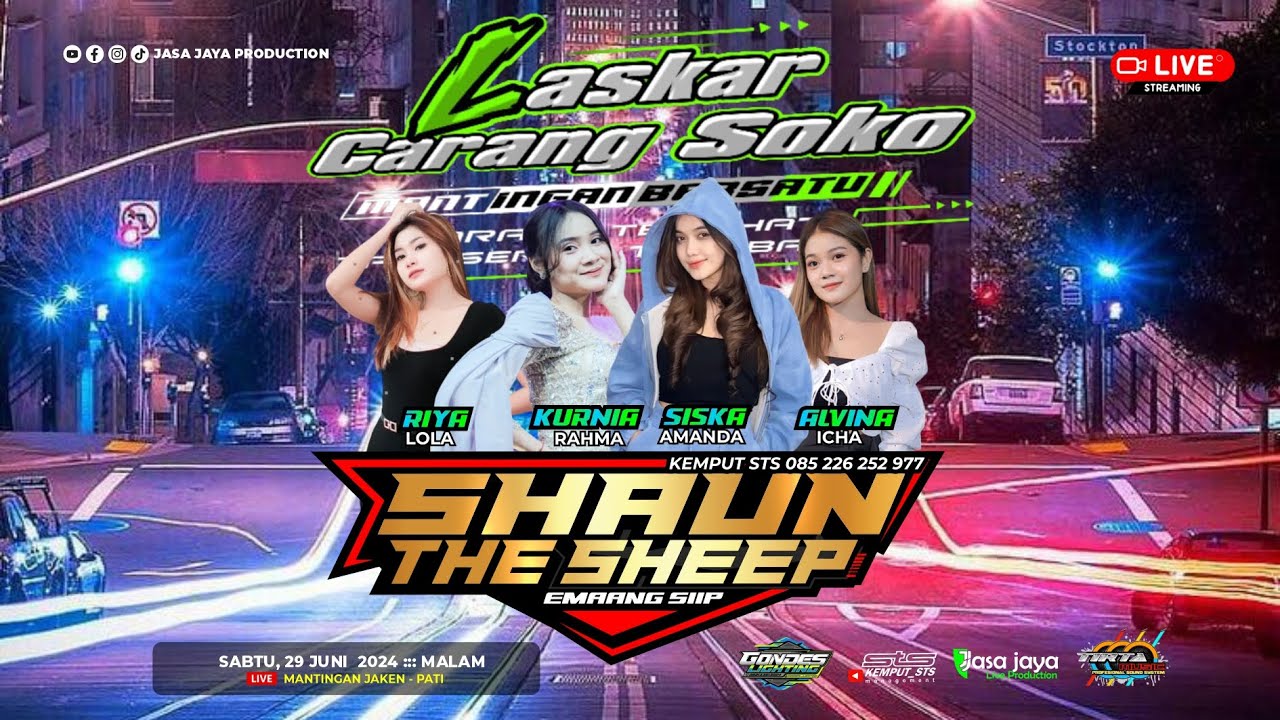 LIVE SHAUN THE SHEEP - HAPPY PARTY LASKAR CARANG SOKO - MANTINGAN JAKEN PATI | TIRTA AUDIO
