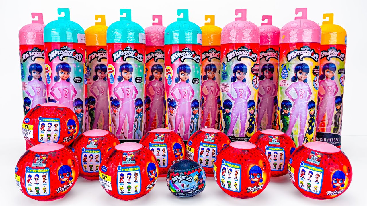 Miraculous Ladybug Magic Heroez Color Reveal Transformation Dolls