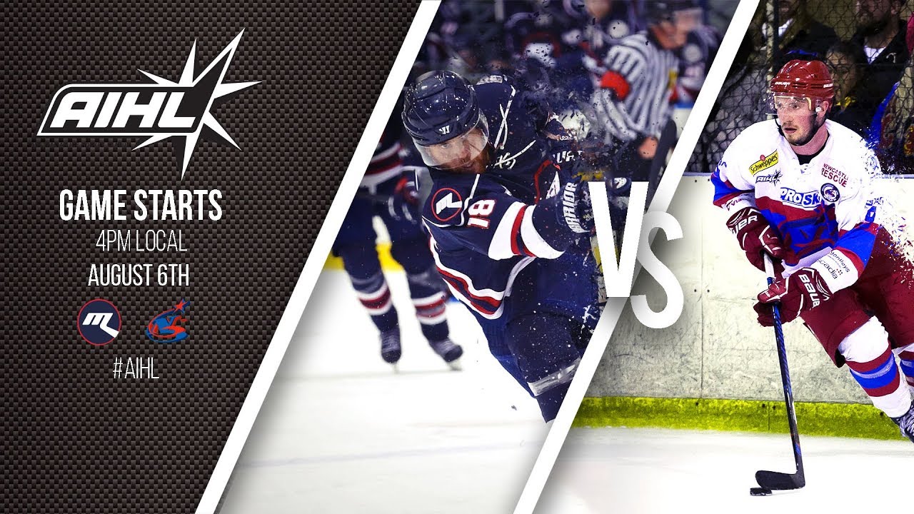 AIHL Live Game 91: Newcastle Northstars @ Melbourne Ice (06/08/2017)