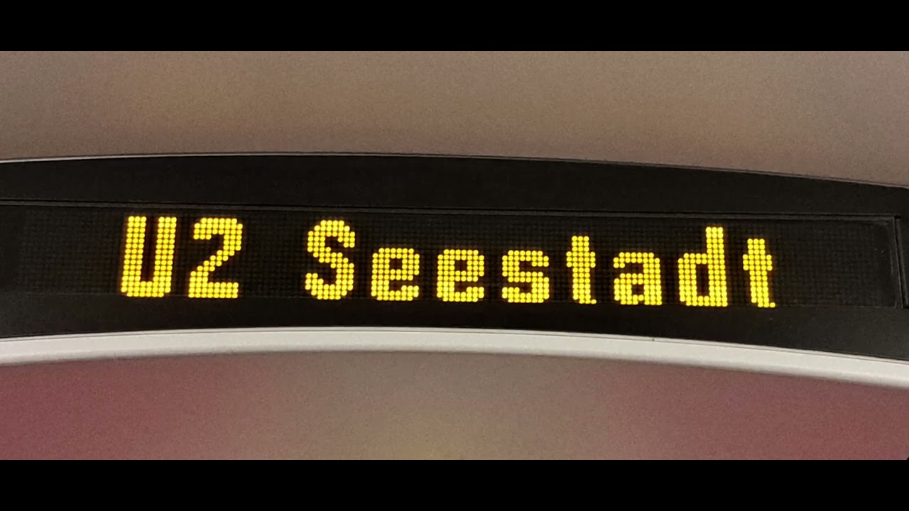 Ansagen U2 Wien vom Schottentor bis zur Seestadt