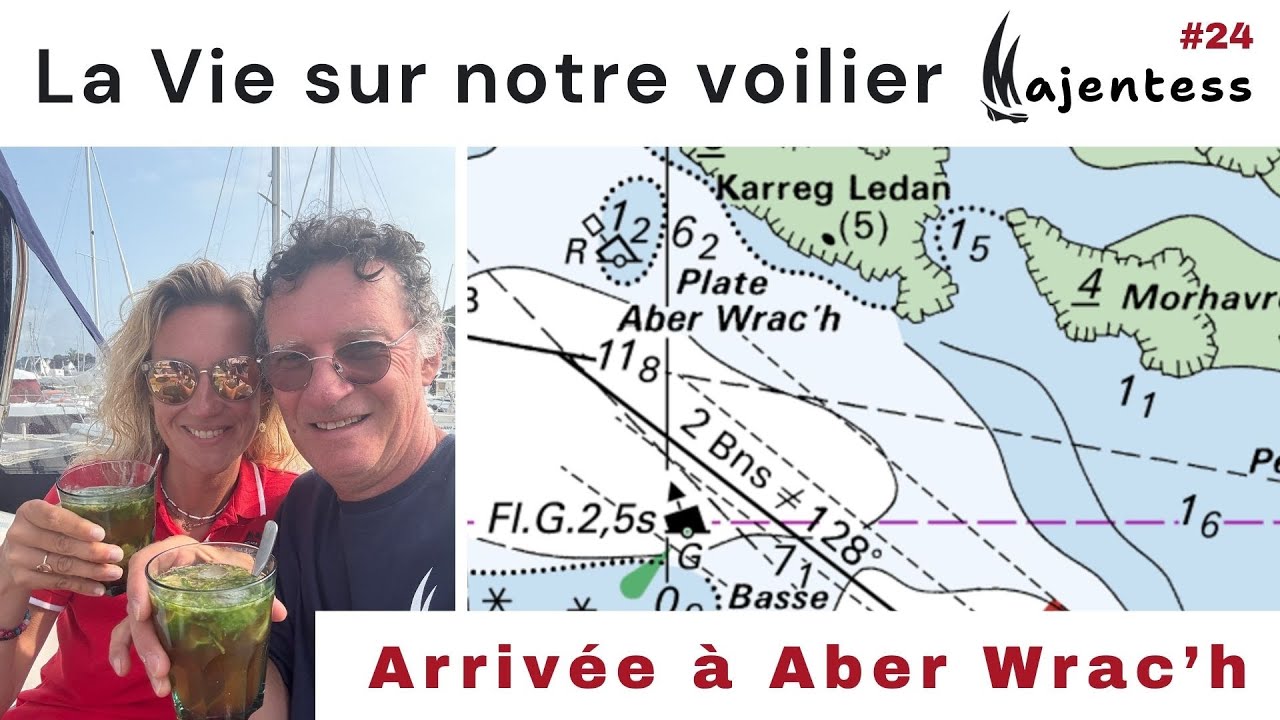 Escale à l’Aber Wrac’h ! Magique. #VieEnVoilier #NavigationCôtière #aventureenmer