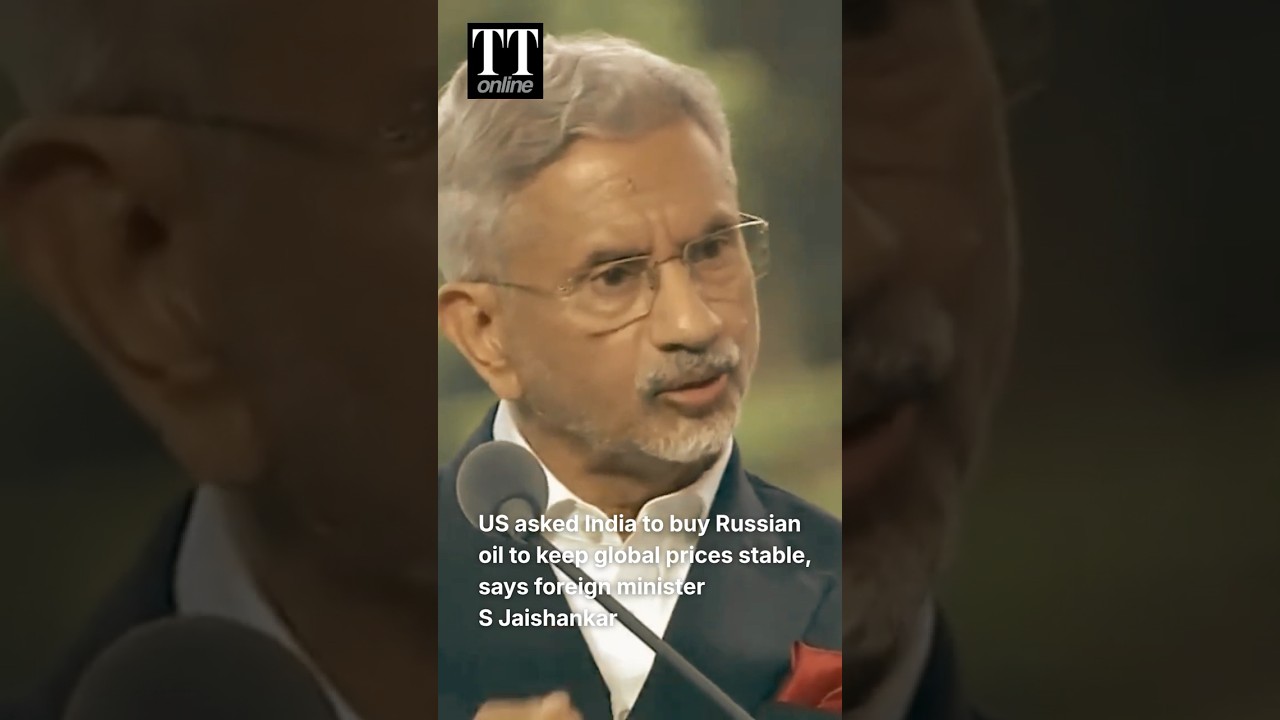 Jaishankar Says US Asked India to Buy Russian Oil to Keep Prices Stable #jaishankar #russialoil #us