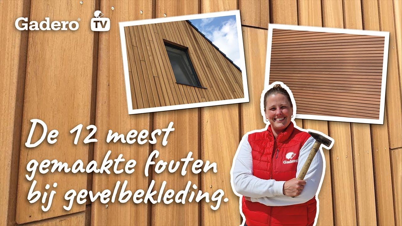De 12 meest gemaakte fouten bij het plaatsen van gevelbekleding
