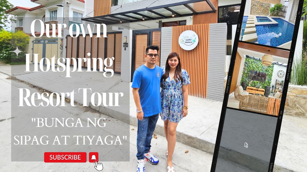 OUR OWN NATURAL HOT SPRING RESORT TOUR | ESCAPING THE CITY: A RELAXING GETAWAY RESORT IN LAGUNA