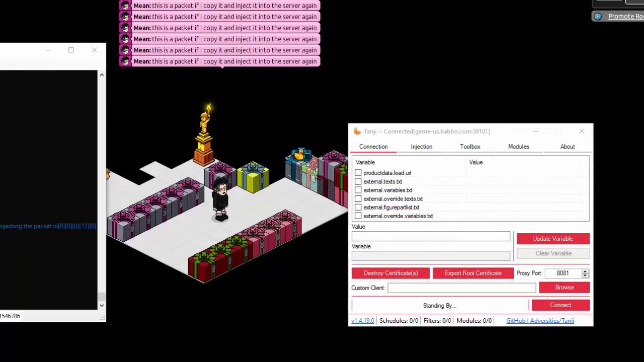 Hack Habbo Hotel Packet Logging SCRIPTING HACKING 2020
