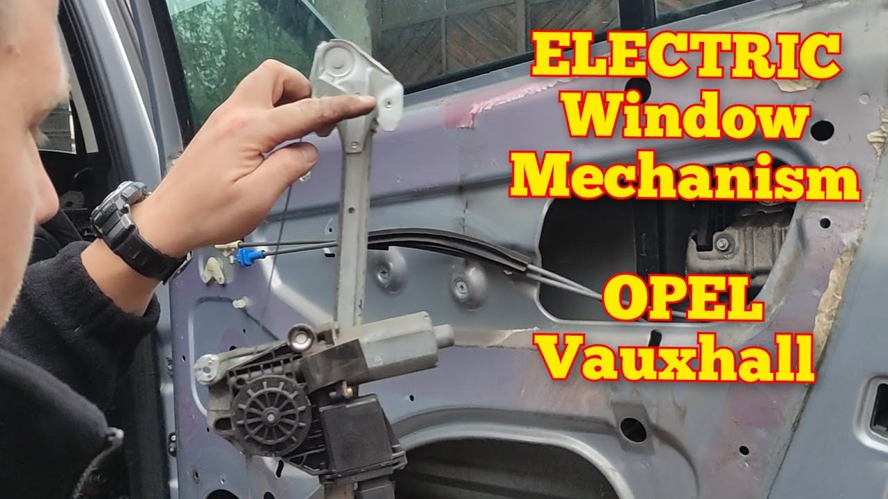 How to Replace/ Remove Electric Window Mechanism on OPEL Vauxhall Zafira A mk1