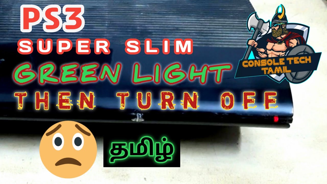 Ps3 Super Slim Green Light Then Turn Off | Solution Replaced New Power Supply Unit #ps3 