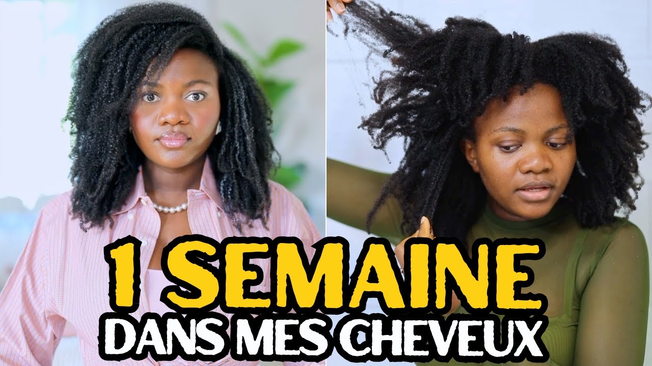 UNE SEMAINE DANS MES CHEVEUX APRÉS UN WASH AND GO SUR CHEVEUX CRÉPUS AFRO
