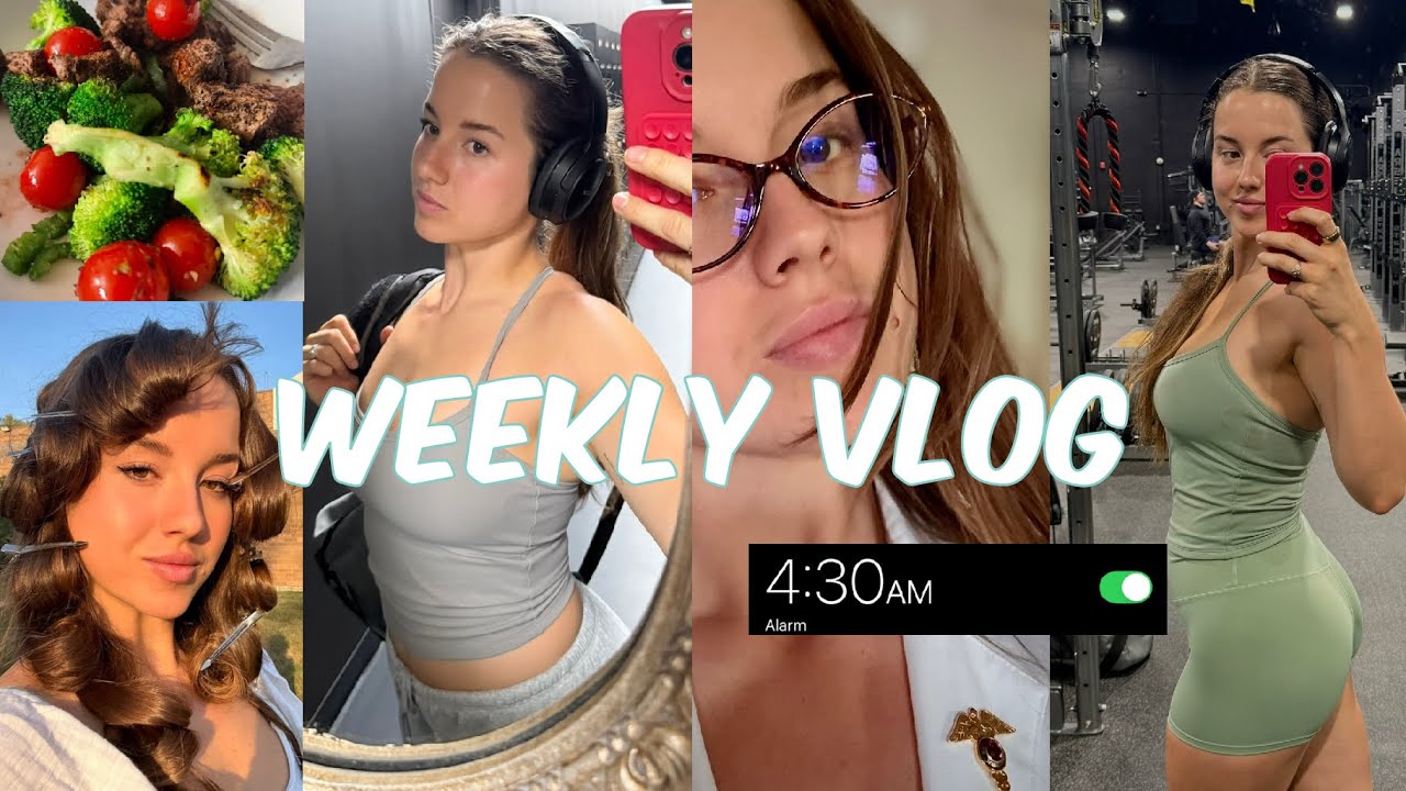 Week in my Life | Week of Workouts, 4:30am Mornings, Do it for YOU, Med School Vlog 