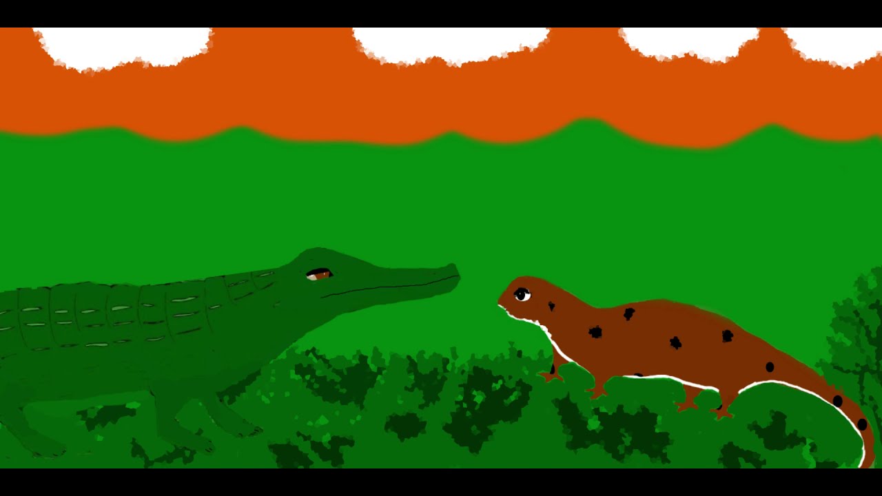 conte africain en français-pourquoi les crocodiles ne mangent pas les poules-il était un conte