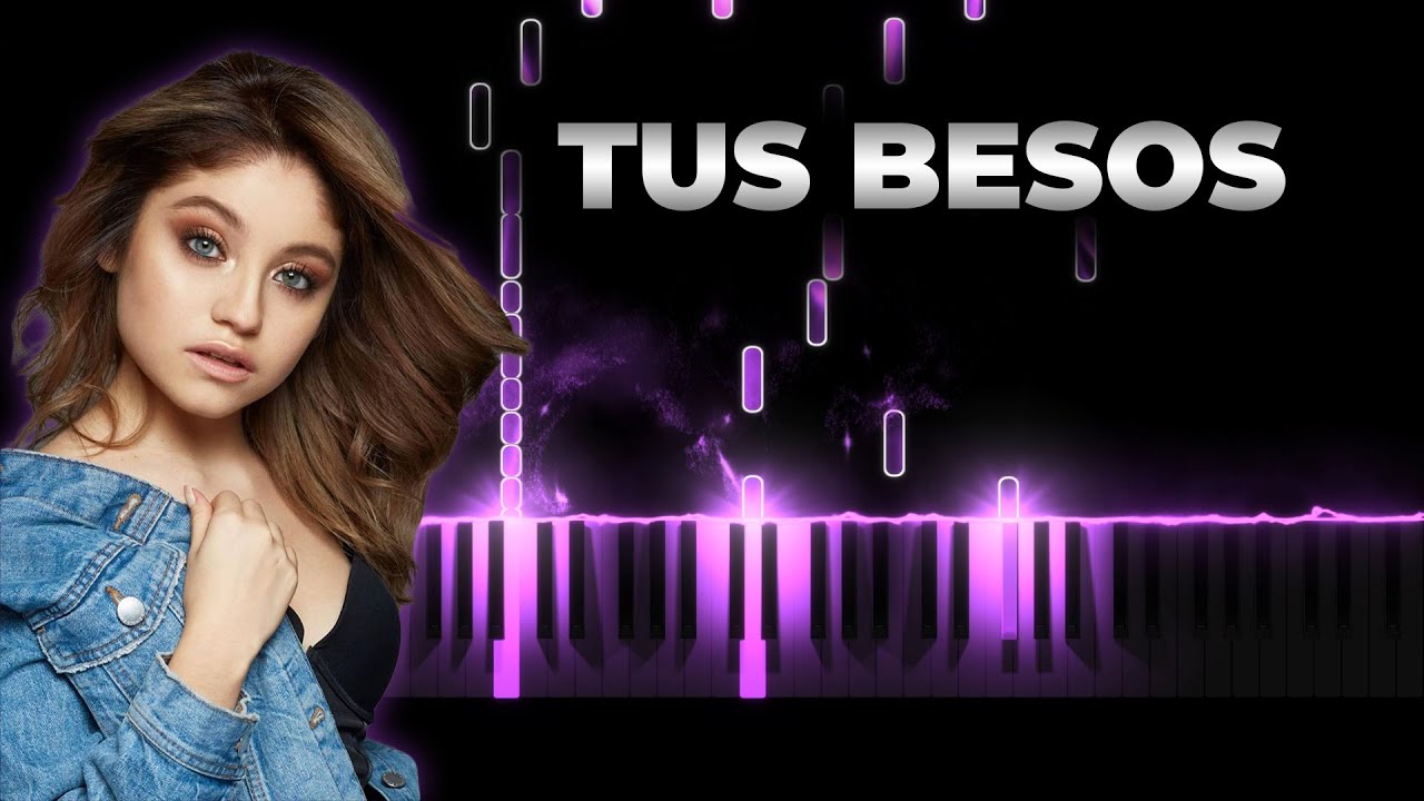 Karol Sevilla - Tus Besos - piano karaoke, instrumental cover