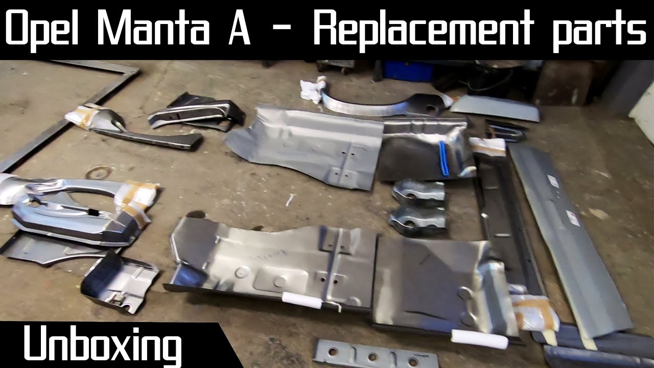 Opel Manta A '71 - Replacement Parts Unboxing With My Girlfriend