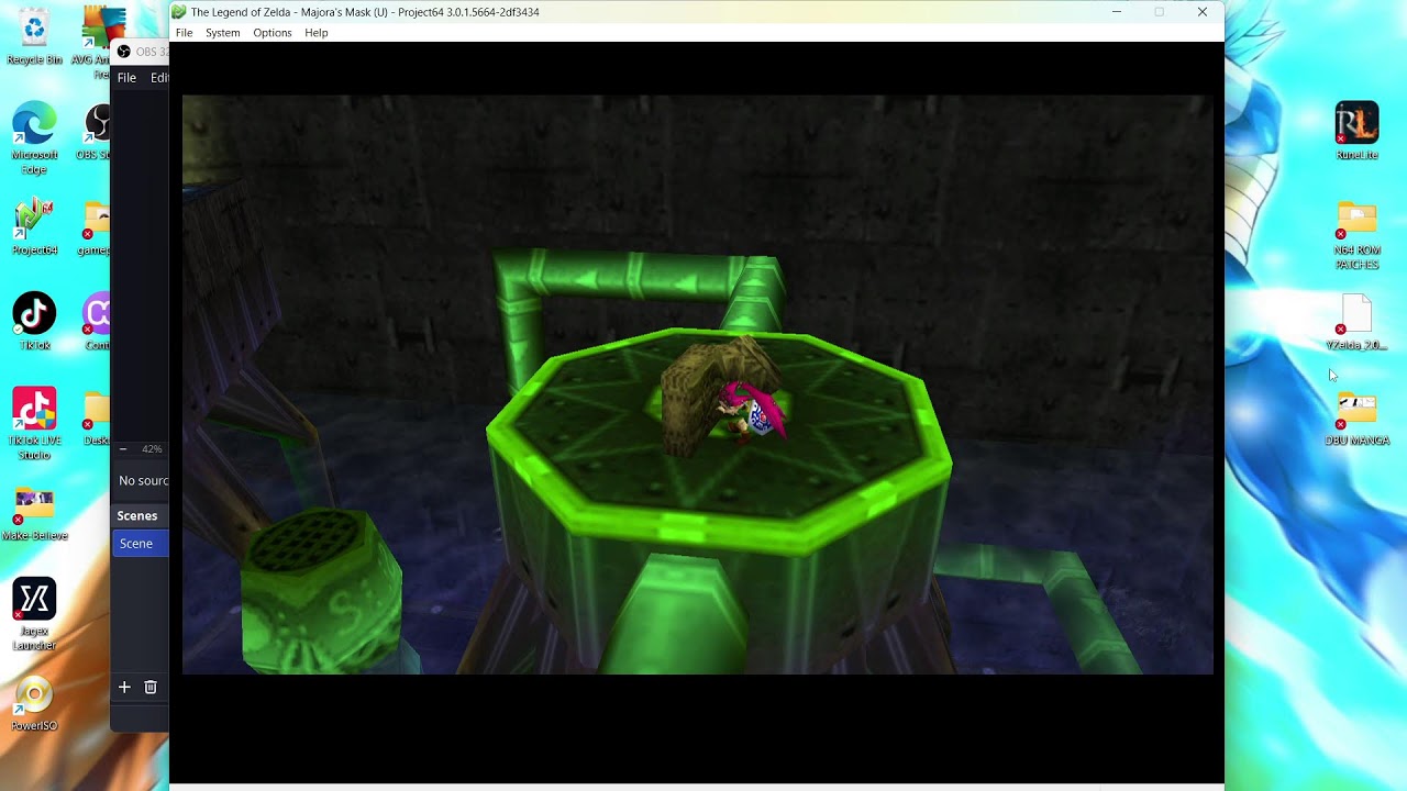 LOZ MM 3 HEART RUN n2ND ATTEMPT