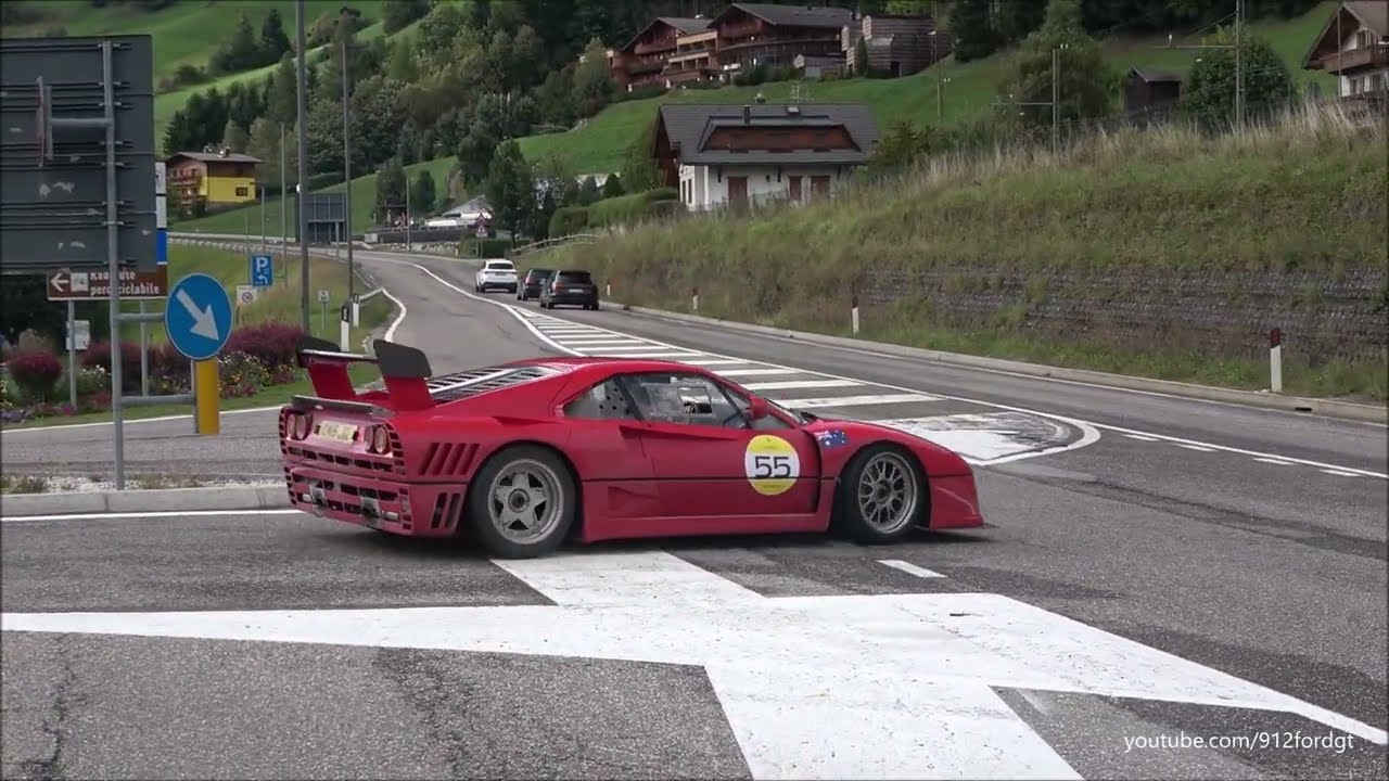 Street-Legal Ferrari 288 GTO Evoluzione Driving on the Road - 1 of 5 ever built!