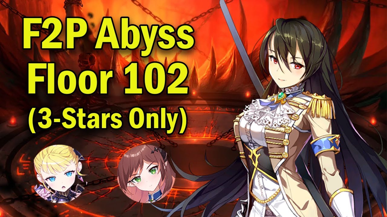 Abyss Floor 102 3-Star Only F2P Clear - Epic Seven