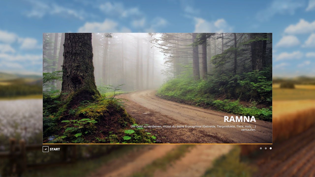 FS19 Ramna Logging & Farming Map Fly Thru