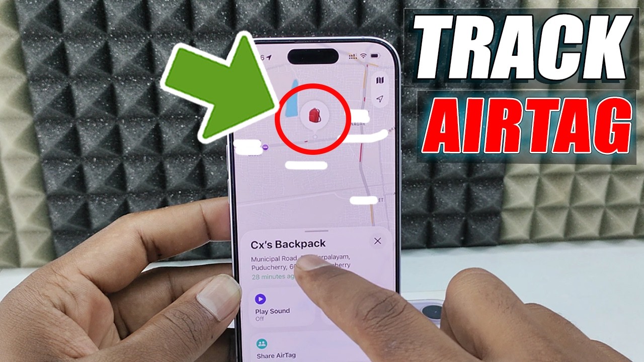 how to live track your apple airtag on iphone 17?