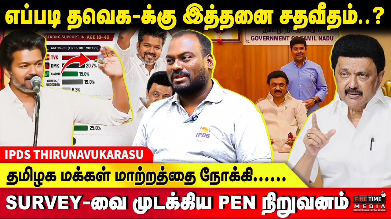 என் SURVEY பற்றி எனக்கு தான் தெரியும்..! உங்களுக்கு என்ன தெரியும்?- IPDS THIRUNAVUKARASU | TVK VIJAY