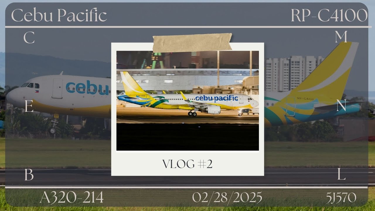 FLIGHT VLOG #2: Cebu Pacific I 5J570 I Cebu to Manila I RP-C4100 I imclint