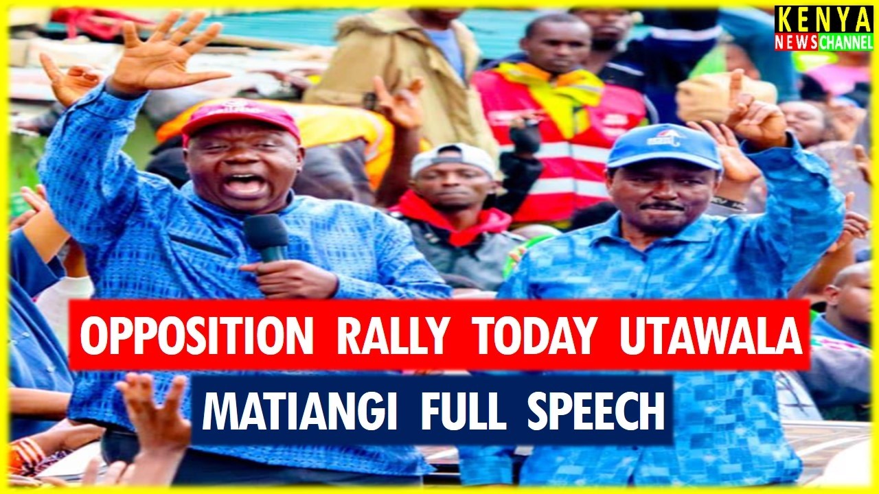 Matiangi EXPLOSIVE speech today Destroying Ruto after Church with Gachagua & Kalonzo in Utawala