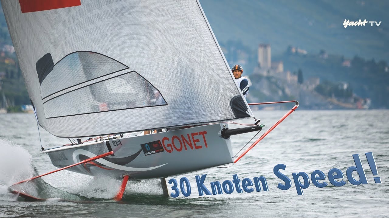 Wie im Flug: 30 Knoten mit dem Einrumpfer – Monofoil Gonet