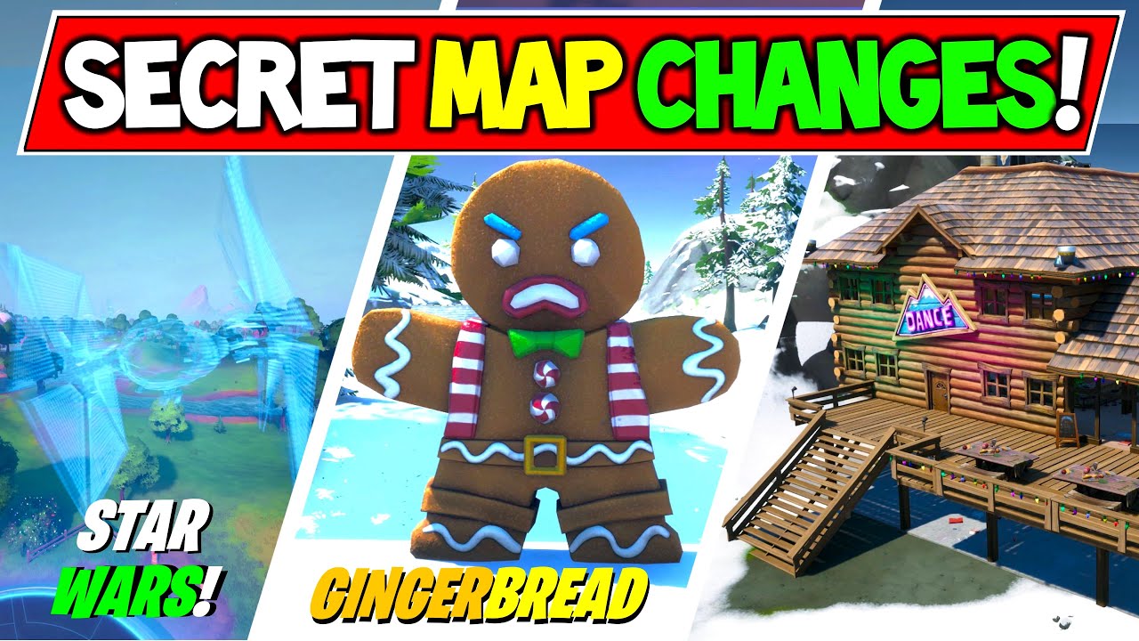 *NEW* Fortnite Christmas MAP CHANGES & Hidden Easter Eggs! (v11.30 Week 9 Update)