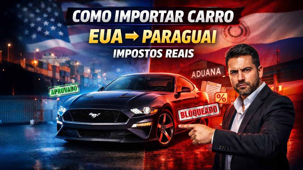 Como Importar Carro dos EUA para o Paraguai em 2026 Regras, Impostos e Custos Reais