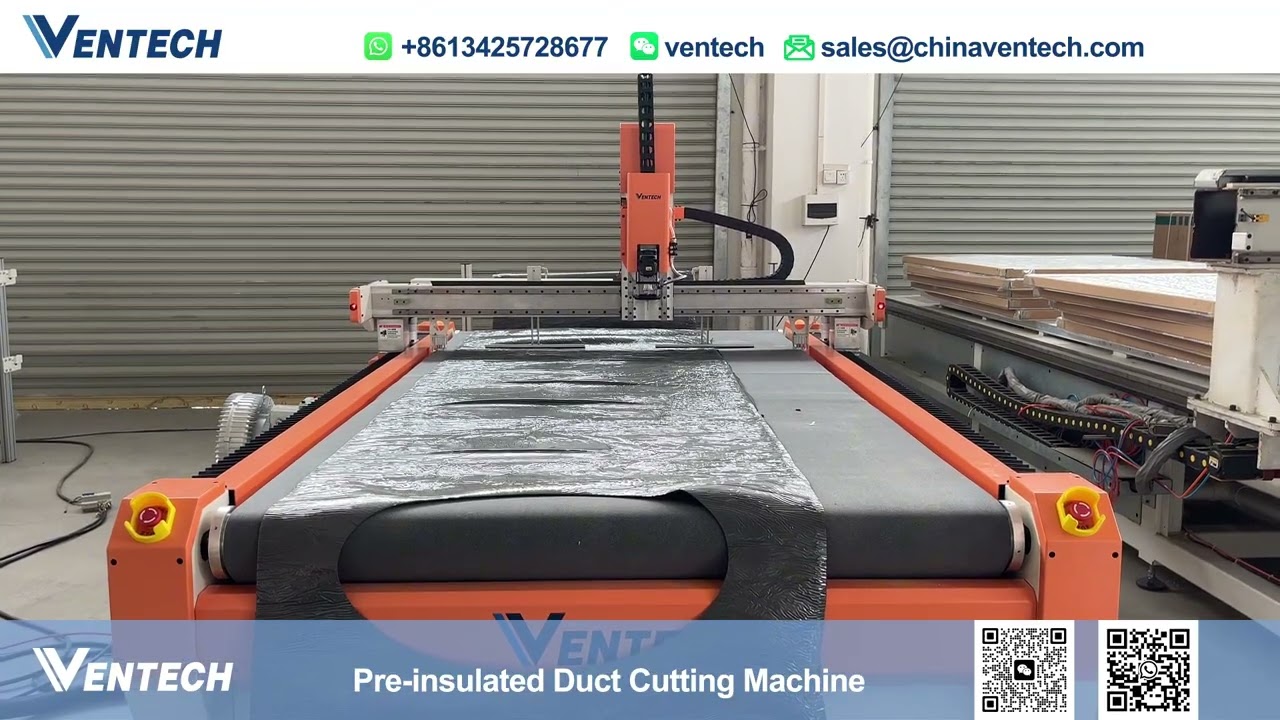 Ventech Pre-insulated Duct Cutting Machine