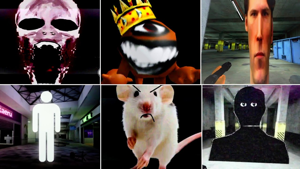 New 6 More Nico's Nextbots jermias Vs stalkbot Vs Follower Vs Louie Vs scopophobe Nextbots Jumpscare