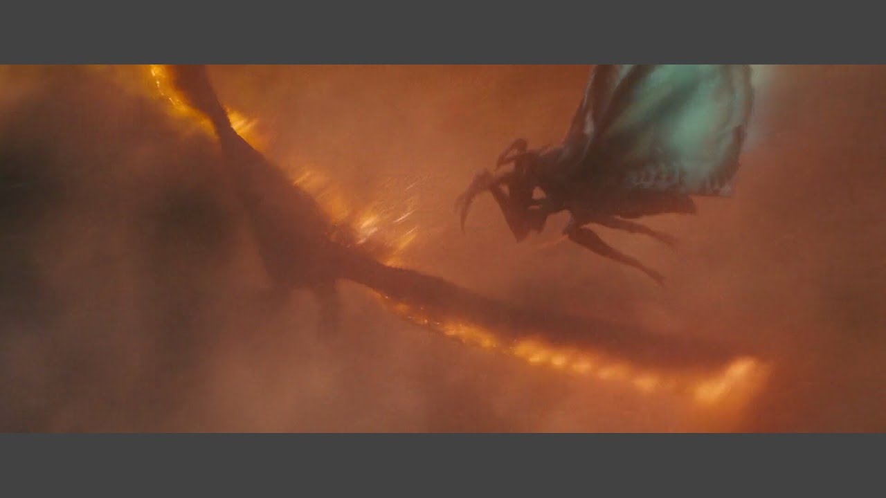 Mothra fights Rodan, death of Mothra