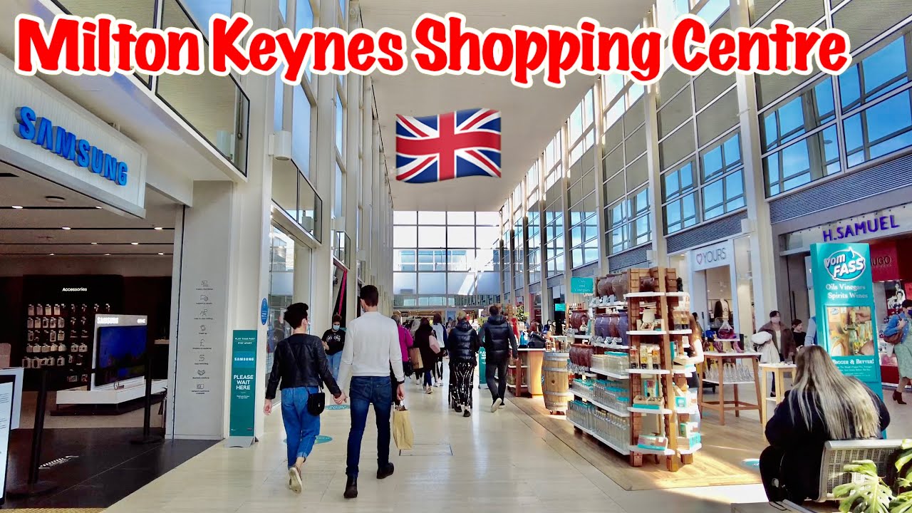 [4K] Walking in Milton Keynes Shopping Centre 🇬🇧