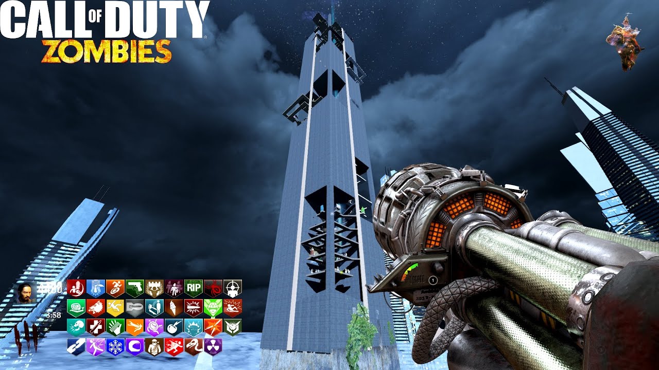 LA TORRE CON MÁS PERKS DE LA HISTORIA CUSTOM ZOMBIS CON EASTER EGG | BLACK OPS 3 ZOMBIES
