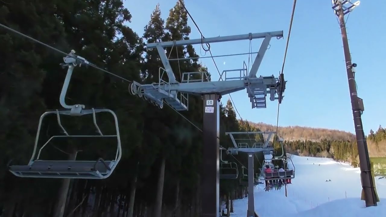 ノルン水上スキー場　第3リフト（吾妻耶山第3クワッドリフト）