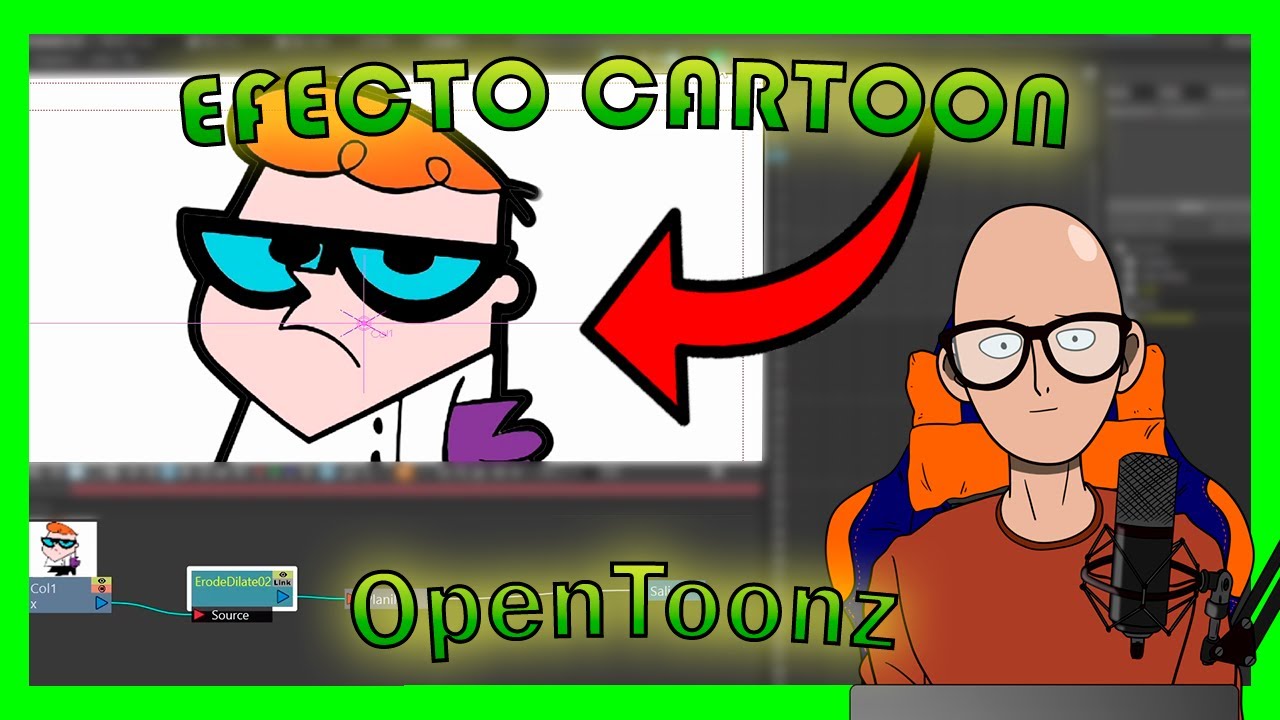 😉 OpenToonz Tutorial Español ▶ Efecto Cartoon Más Grosor Exterior #10
