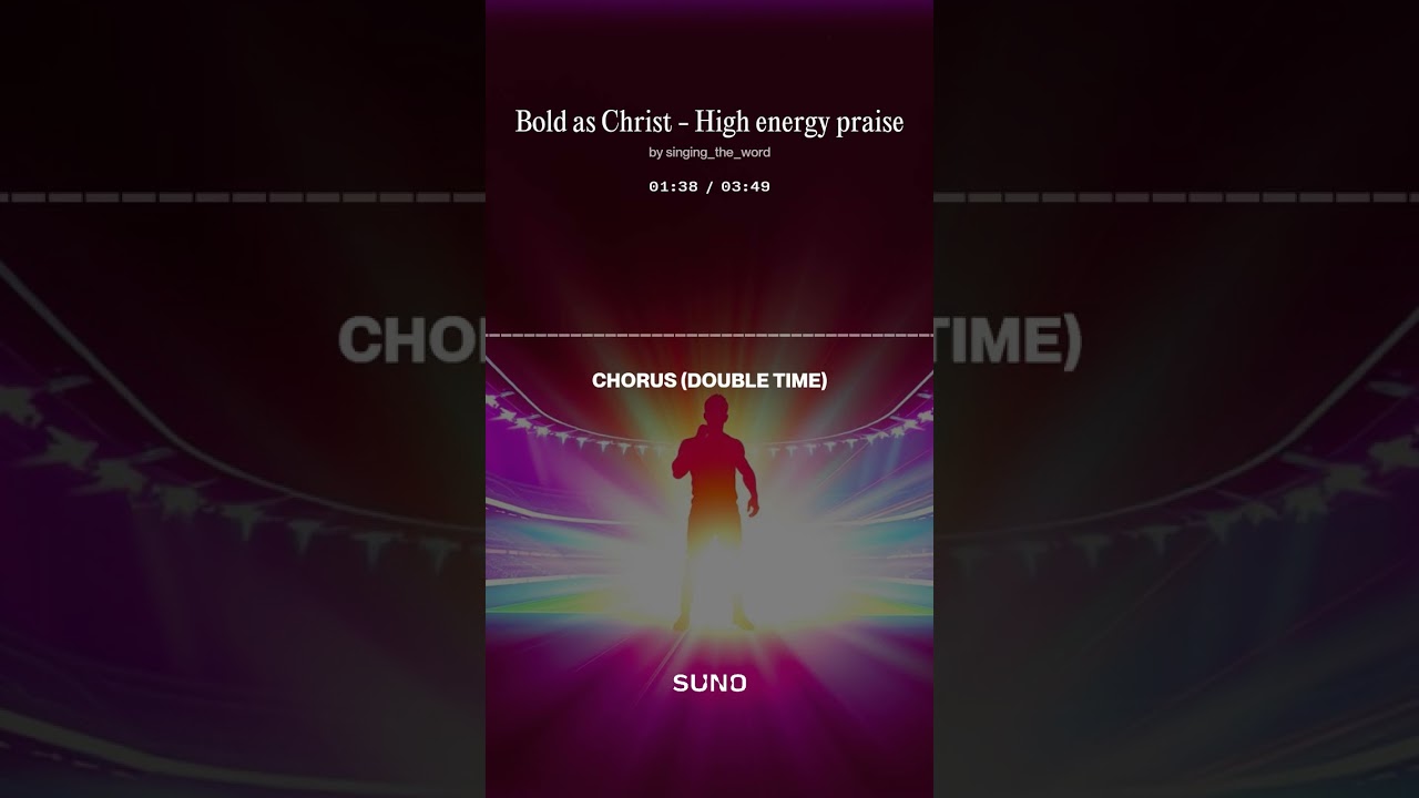 Bold as Christ   High energy praise