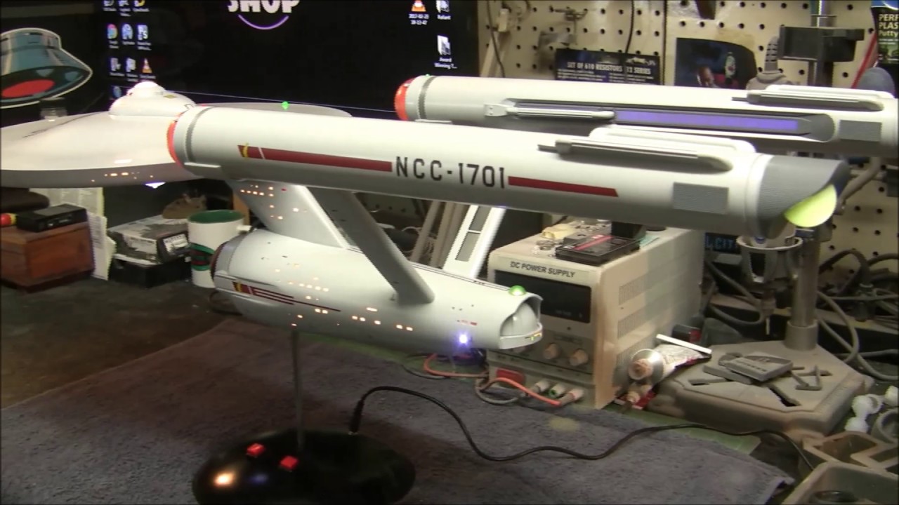Another Star Trek TOS Enterprise 1:350 Scale Model Completed # 21