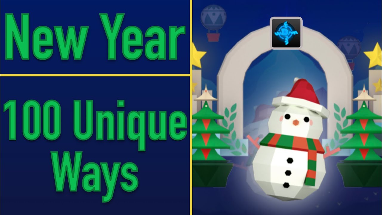 New Year🕊️ - 100 UNIQUE WAYS!