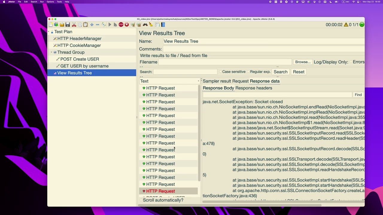 Performance Testing: Jmeter simple test