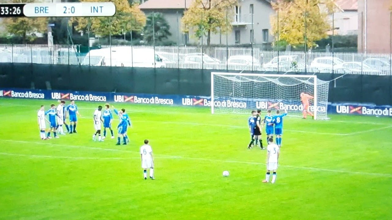 Matteo Cocchi: inserimento diagonale tra le linee e finalizzazione (calcio di punizione)