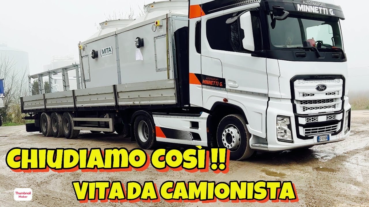 VITA DA CAMIONISTA - Chiudiamo così - VLOG - 19-12-2024