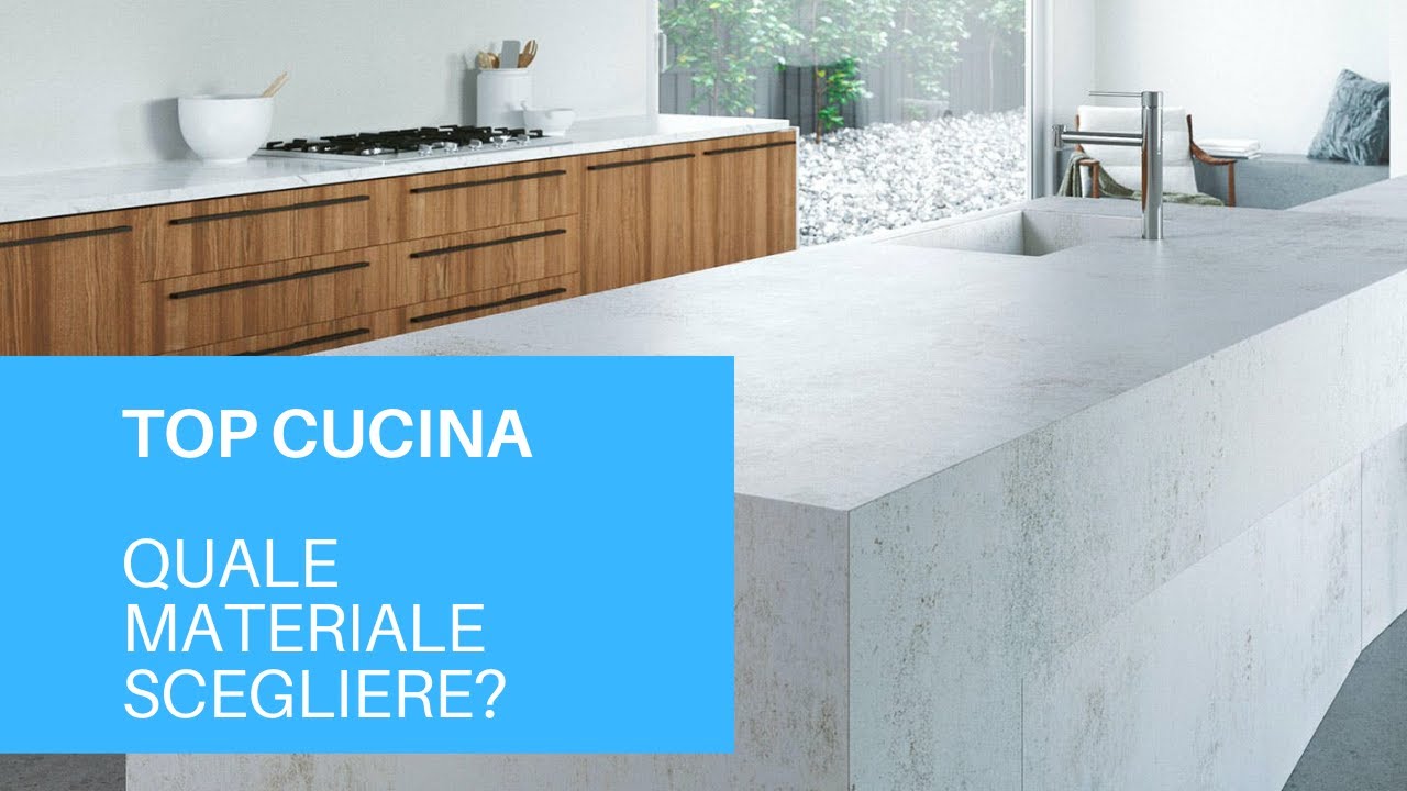 Top cucina: quale materiale scegliere?