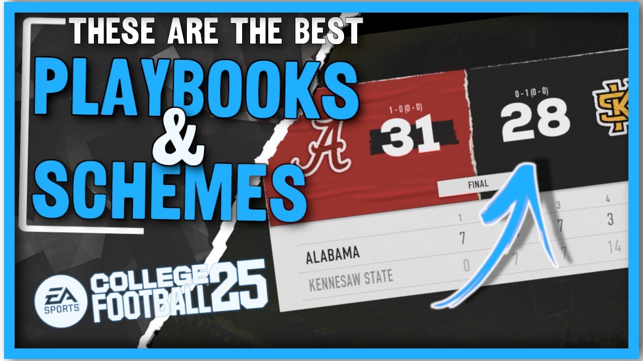 Best Playbooks in College Football 25 | All Simulation Types
